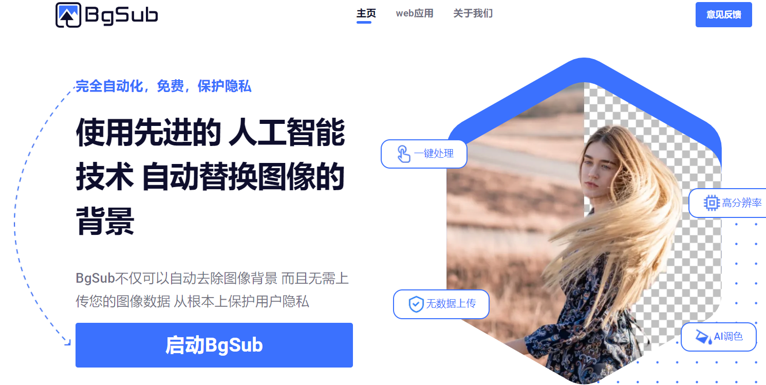 五个免费高质量的AI自动抠图工具网站