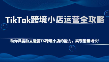 TikTok跨境小店运营全攻略:助你具备独立运营TK跨境小店的能力,实现销量增长!-颜夕资源网-第18张图片 TikTok跨境小店运营全攻略:助你具备独立运营TK跨境小店的能力,实现销量增长!-颜夕资源网-第18张图片