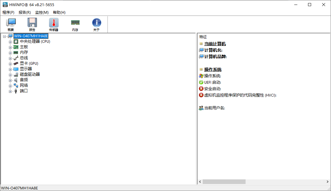 HWiNFO 专业系统信息诊断工具 v8.21.5655 便携版-颜夕资源网-第18张图片 HWiNFO 专业系统信息诊断工具 v8.21.5655 便携版-颜夕资源网-第18张图片