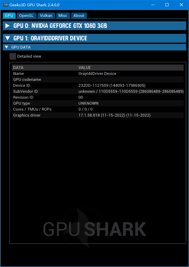 GPU Shark 显卡GPU监视工具 v2.7.0.0 绿色版-颜夕资源网-第18张图片 GPU Shark 显卡GPU监视工具 v2.7.0.0 绿色版-颜夕资源网-第18张图片