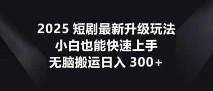 2025短剧最新升级玩法,小白也能快速上手,无脑搬运日入300+-颜夕资源网-第18张图片 2025短剧最新升级玩法,小白也能快速上手,无脑搬运日入300+-颜夕资源网-第18张图片