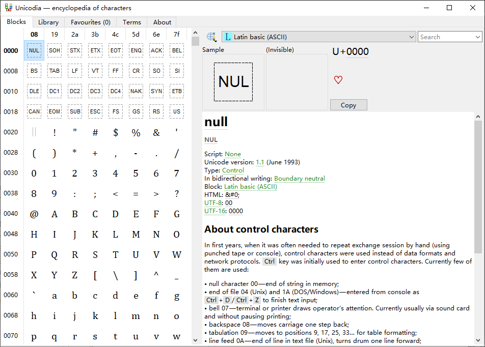 Unicodia(Unicode字符查询工具) v2.11.2 绿色版-颜夕资源网-第18张图片 Unicodia(Unicode字符查询工具) v2.11.2 绿色版-颜夕资源网-第18张图片