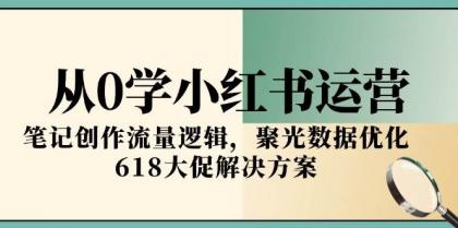 从0学小红书运营,笔记创作流量逻辑,聚光数据优化,618大促解决方案-颜夕资源网-第18张图片 从0学小红书运营,笔记创作流量逻辑,聚光数据优化,618大促解决方案-颜夕资源网-第18张图片