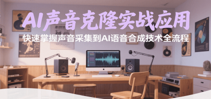 AI声音克隆实战应用,快速掌握声音采集到AI语音合成技术全流程-颜夕资源网-第18张图片 AI声音克隆实战应用,快速掌握声音采集到AI语音合成技术全流程-颜夕资源网-第18张图片