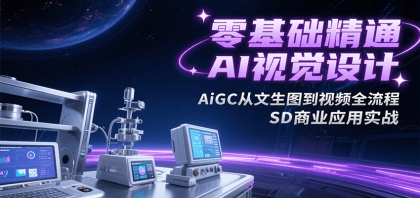 零基础精通AI视觉设计,AiGC从文生图到视频全流程,SD商业应用实战-颜夕资源网-第18张图片 零基础精通AI视觉设计,AiGC从文生图到视频全流程,SD商业应用实战-颜夕资源网-第18张图片