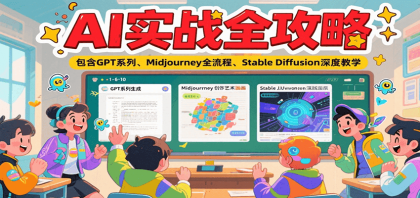 AI实战全攻略,包含GPT系列、Midjourney全流程、Stable Diffusion深度教学-颜夕资源网-第18张图片 AI实战全攻略,包含GPT系列、Midjourney全流程、Stable Diffusion深度教学-颜夕资源网-第18张图片