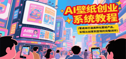 AI壁纸创业系统教程,零成本打造高转化壁纸产品,实现从创意到变现的完整闭环-颜夕资源网-第18张图片 AI壁纸创业系统教程,零成本打造高转化壁纸产品,实现从创意到变现的完整闭环-颜夕资源网-第18张图片