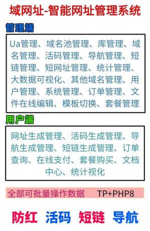 域网址-智能网址管理系统v6.0防红活码导航-颜夕资源网-第18张图片 域网址-智能网址管理系统v6.0防红活码导航-颜夕资源网-第18张图片