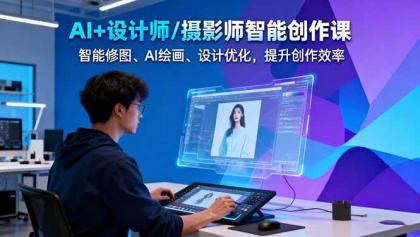 AI+设计师/摄影师智能创作课:智能修图、AI绘画、设计优化,提升创作效率-颜夕资源网-第18张图片 AI+设计师/摄影师智能创作课:智能修图、AI绘画、设计优化,提升创作效率-颜夕资源网-第18张图片