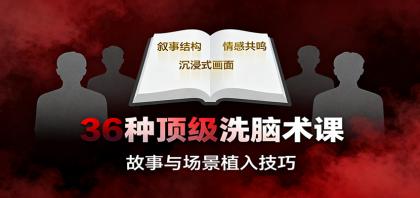 36种顶级洗脑术课：故事/数字/权威/场景/催眠等，掌握心理操控与认知影响技巧-颜夕资源网-第20张图片