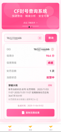 CF封号查询助手V1.0-颜夕资源网-第20张图片