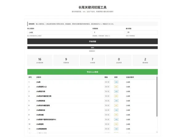 SEO关键词长尾词优化工具网页源码-颜夕资源网-第17张图片